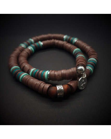 Duo of bracelets, assorted Parent/Child - brown