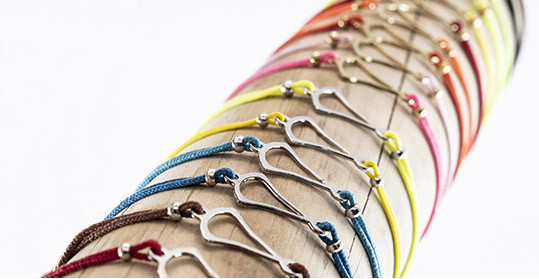 Bracelets cordons aux couleurs flashy - Spade Design